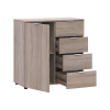 Komód Doros Ron 1 1 ajtó 4 Fiók Sonoma tölgy 80x38x81 (41516294)