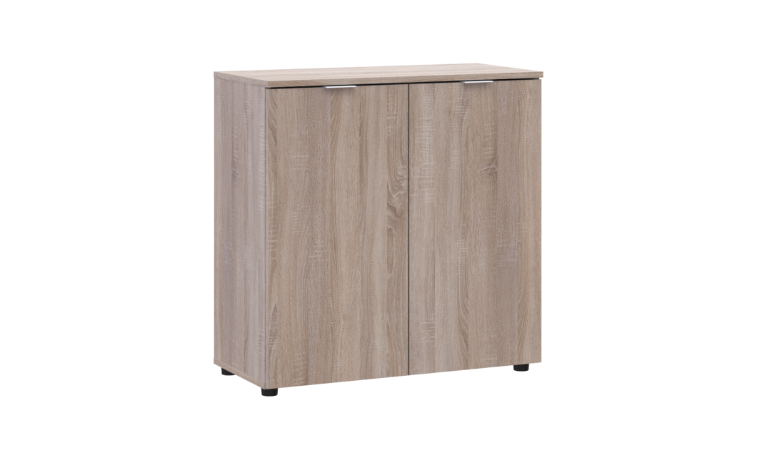 Komód Doros Ron 3 2 bútorlap Sonoma tölgy 80x38x81 (41516296)