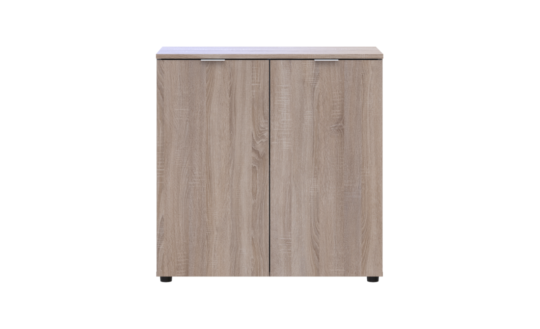 Komód Doros Ron 3 2 bútorlap Sonoma tölgy 80x38x81 (41516296)