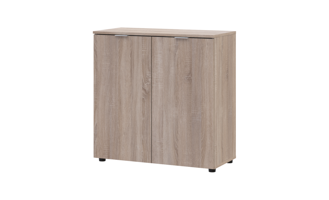 Komód Doros Ron 3 2 bútorlap Sonoma tölgy 80x38x81 (41516296)