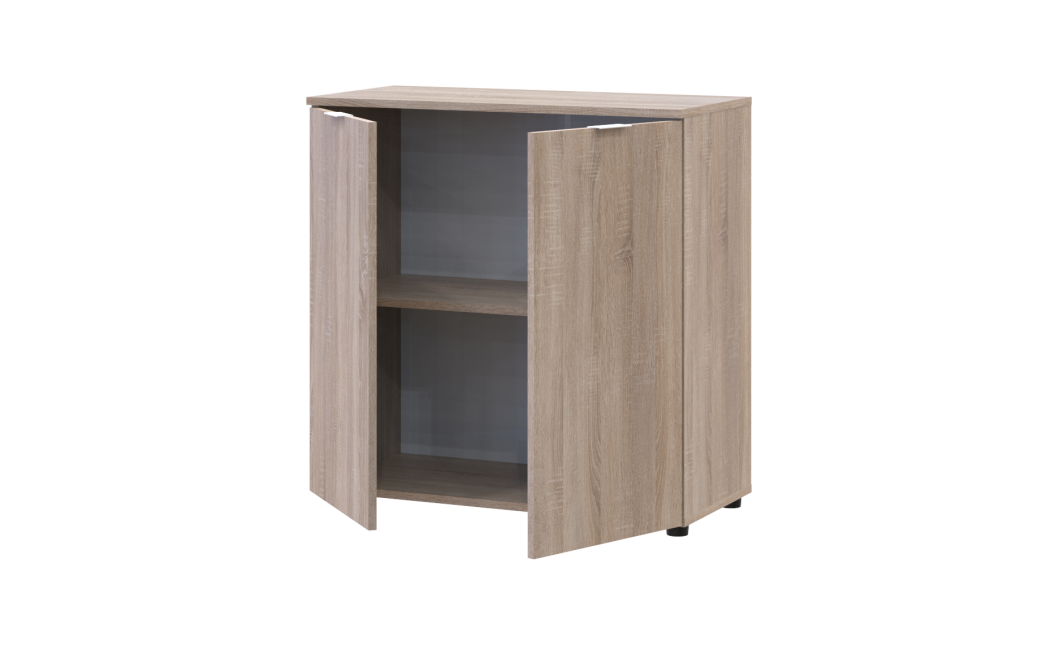 Komód Doros Ron 3 2 bútorlap Sonoma tölgy 80x38x81 (41516296)