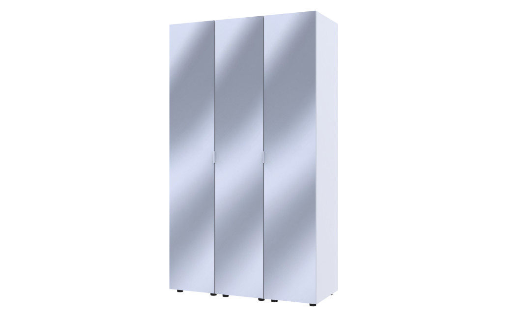 Gardróbszekrény szett 3 Tükör Doros Gelár Fehér 117x49,5x203,4 (42002166)