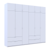 Gardróbszekrény szett Doros Lukas Fehér 3+3 ajtós 270х50х240 (42005114)
