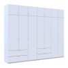 Gardróbszekrény szett Doros Lukas Fehér 3+4 ajtós 295х50х240 (42005122)