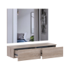 Bútorszett Doros Levia + Tükör Sonoma tölgy 100х32х100 (42005388)