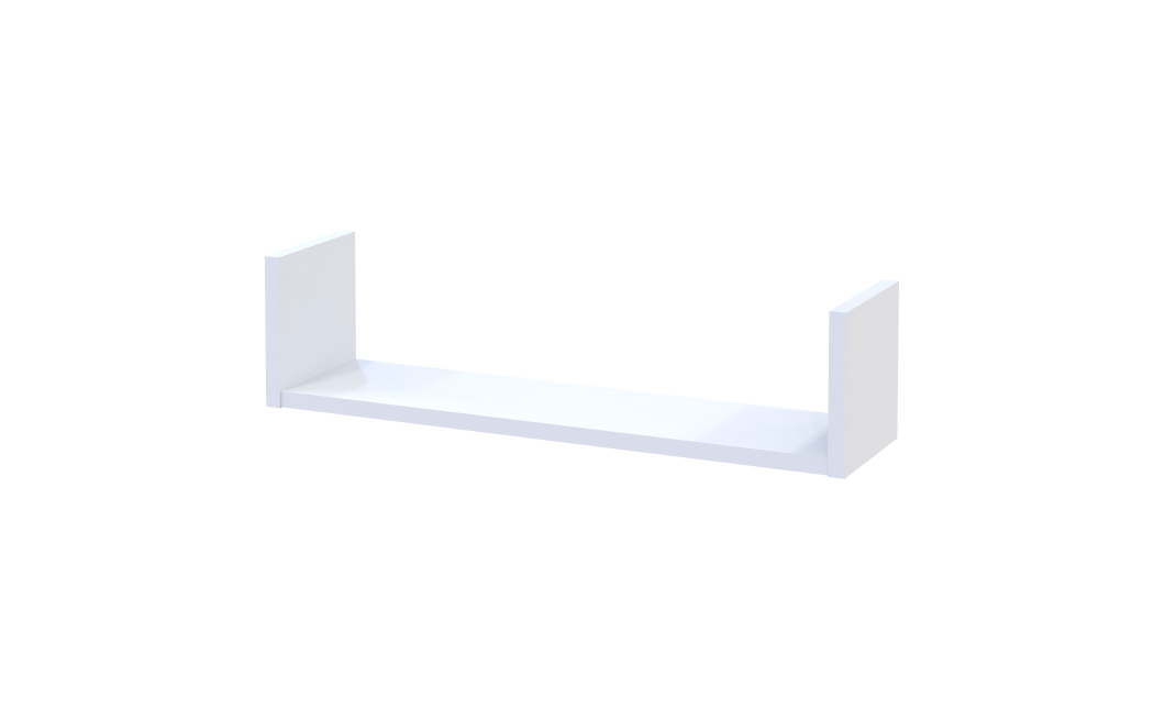 Polcrendszer Doros Feel Fehér 3 db 30/45/60х15х15 (41516077)
