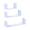 Polcrendszer Doros Feel Fehér 3 db 30/45/60х15х15 (41516077)