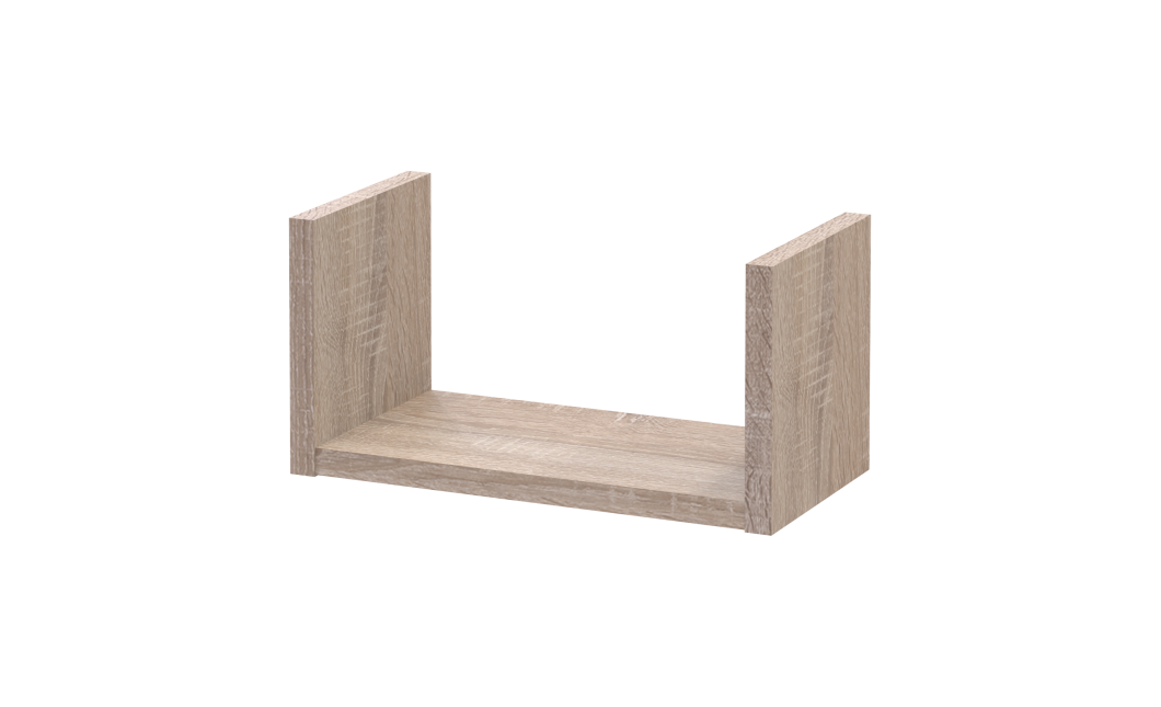 Polcrendszer Doros Feel Sonoma tölgy 3 db 30/45/60х15х15 (41516081)
