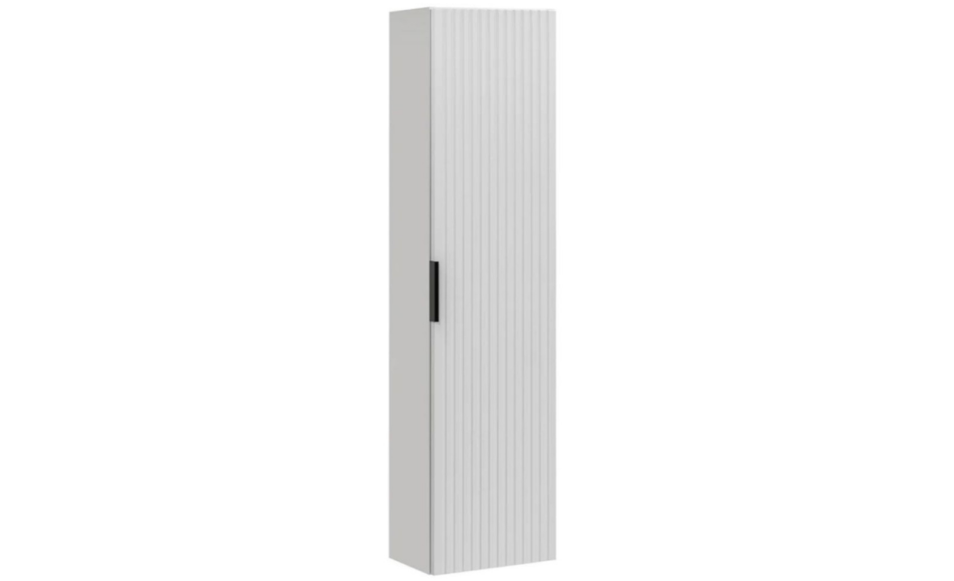120 cm-es fürdőszobabútor-garnitúra munkalappal, 2 db Anna munkalapra szerelhető mosdóval, magas szekrénnyel és tükörrel (20090111)