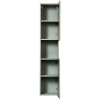 140 cm-es fürdőszobabútor-garnitúra munkalappal, 2 db Pati pultra szerelhető mosdóval és magas szekrénnyel (20090078)