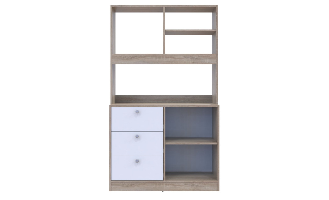 Mini-Konyha Doros Leia Sonoma tölgy / Fehér bútorlap 100x43x171 (81359335)