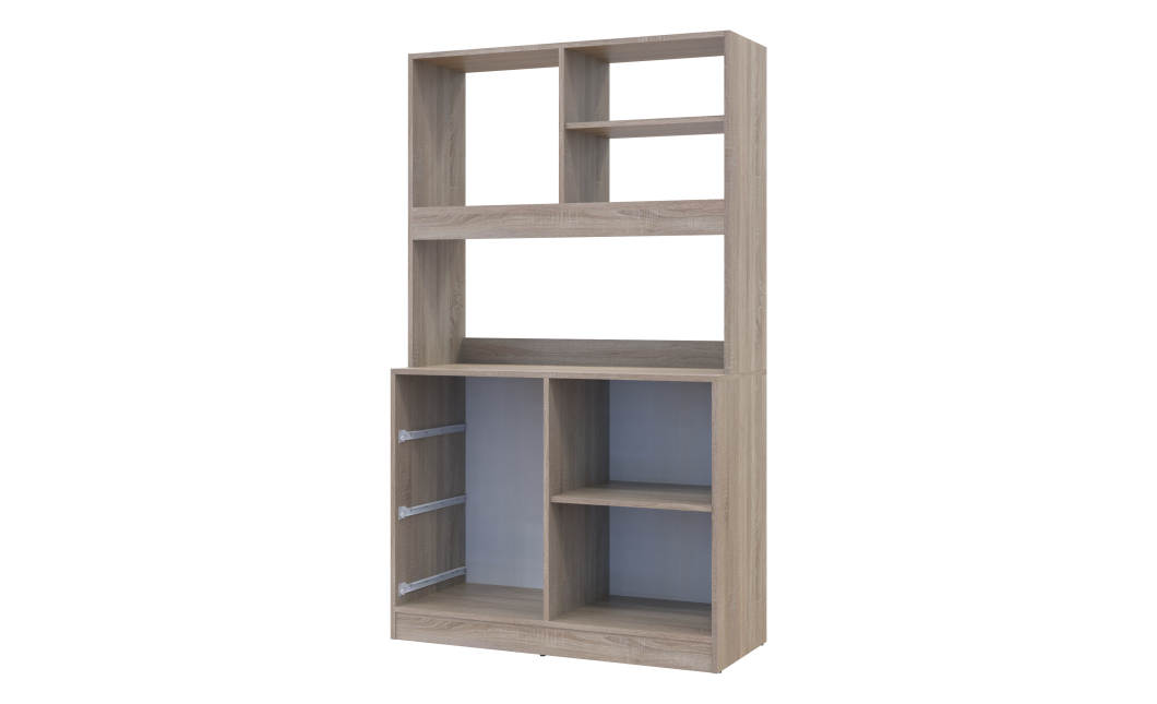 Mini-Konyha Doros Leia Sonoma tölgy / Fehér bútorlap 100x43x171 (81359335)