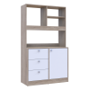 Mini-Konyha Doros Leia Sonoma tölgy / Fehér bútorlap 100x43x171 (81359335)