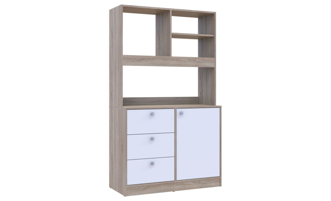 Mini-Konyha Doros Leia Sonoma tölgy / Fehér bútorlap 100x43x171 (81359335)