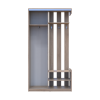 Előszobaszekrény Doros City One Door Sonoma tölgy 1 Tükör 110x45x210 (44900083)