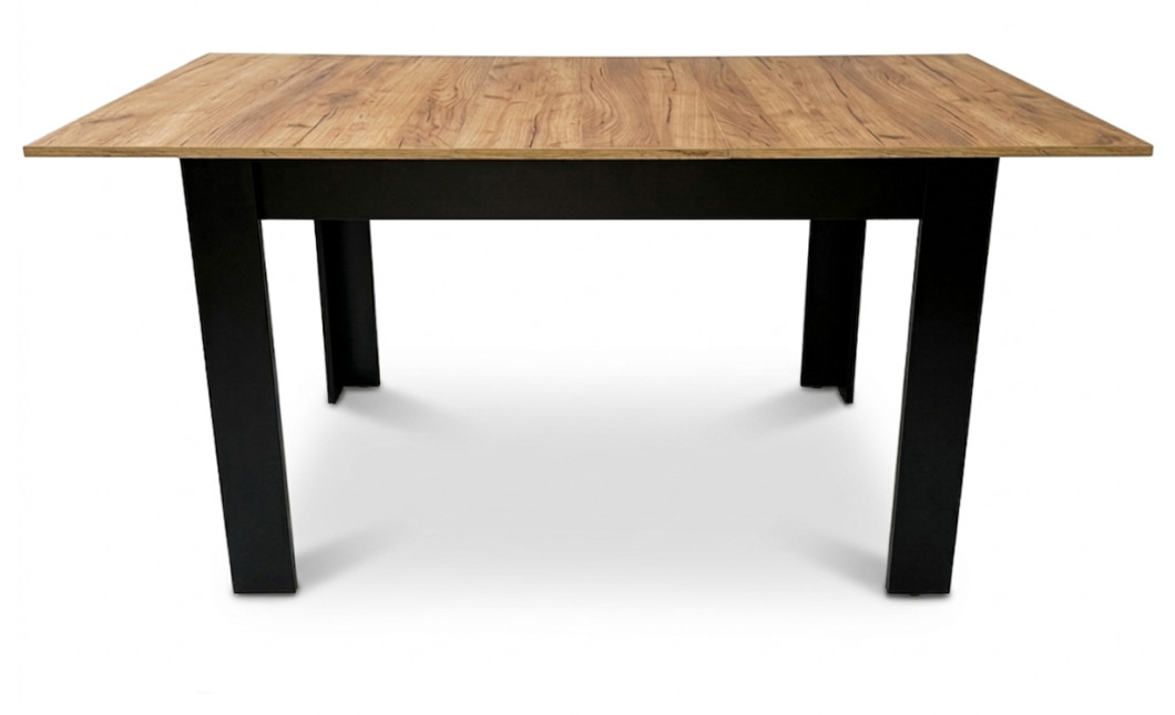 NP nagyobbítható asztal 120–160x80 Kraft + fekete (100155161)