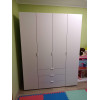 Nyílóajtós gardróbszekrény Doros Gelár Fehér 4 bútorlap 155x49,5x203,4 (80397642)