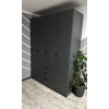 Nyílóajtós gardróbszekrény Doros Gelár Grafitszürke 4 bútorlap 155x49,5x203,4 (80737075)