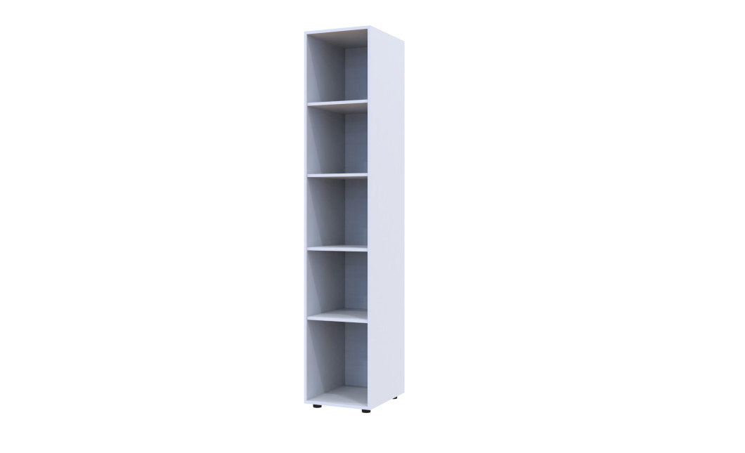 Nyílóajtós gardróbszekrény Doros Gelár Fehér Tükör 39x49,5x203,4 (44900242)