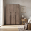Gardróbszekrény Doros Kasper Cremona Cannolo 3 ajtó 135x48x204 (44900550)