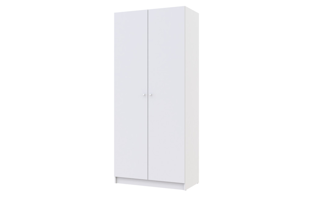 Nyílóajtós gardróbszekrény Doros Promo Fehér 2 bútorlap 90x48x204 (80737070)
