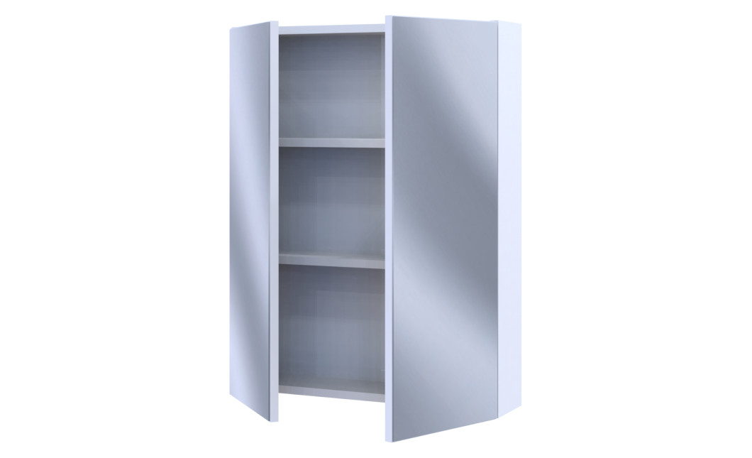Fürdőszoba szekrény Doros Mira Fehér 57,8x15,4x76,4 (41510108)