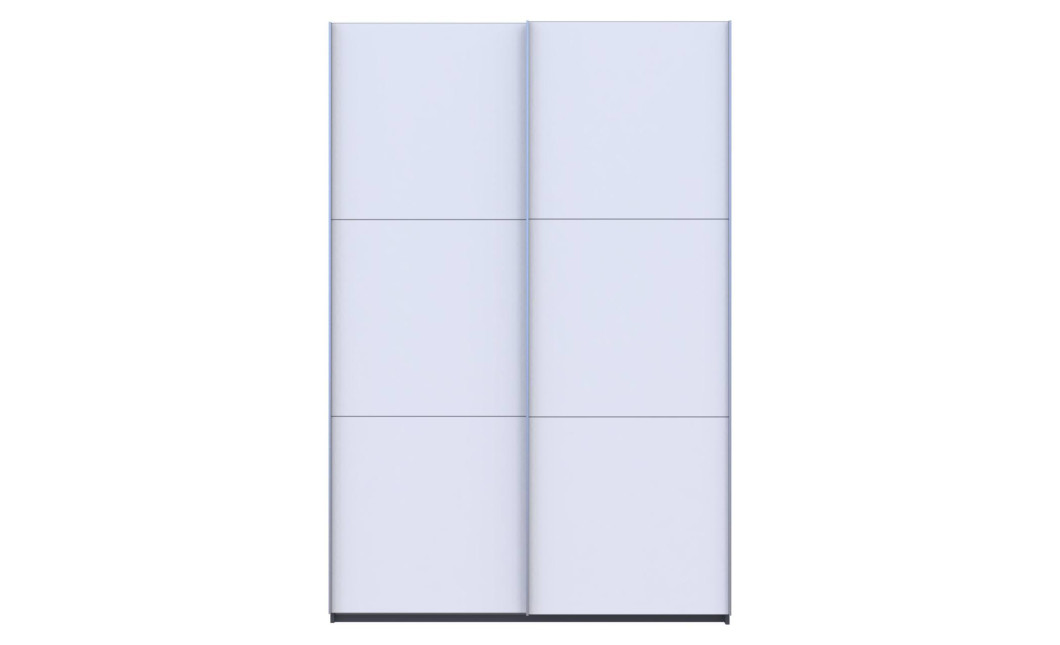 Tolóajtós gardróbszekrény Doros G-Caiser antracit / fehér 2 ajtó / 3 rész 160x60x240 (42005410)
