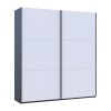 Tolóajtós gardróbszekrény Doros G-Caiser antracit / fehér 2 ajtó / 3 rész 220x60x240 (42005416)