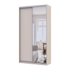 Doros City light tolóajtós gardróbszekrény Kasmír 1 Bútorlap / 1 Tükör 120х45х225 (80736338)