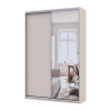 Doros City light tolóajtós gardróbszekrény Kasmír 1 Bútorlap / 1 Tükör 150х45х225 (80736356)