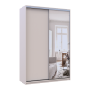 Doros City light tolóajtós gardróbszekrény Kasmír 1 Bútorlap / 1 Tükör 150х60х225 (80736353)
