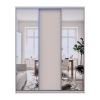 Doros City light tolóajtós gardróbszekrény Kasmír 1 Bútorlap / 2 Tükör 180х60х225 (80736368)