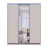 Doros City light tolóajtós gardróbszekrény Kasmír 2 Bútorlap / 1 Tükör 180х60х225 (80736371)