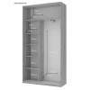 Doros City light tolóajtós gardróbszekrény Kasmír 2 Bútorlap 120х45х225 (80736332)