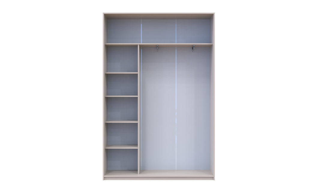 Doros City light tolóajtós gardróbszekrény Kasmír 2 Bútorlap 150х45х225 (80736350)