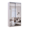 Doros City light tolóajtós gardróbszekrény 2 Tükör 120х45х225 (80736344)