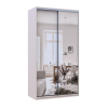 Doros City light tolóajtós gardróbszekrény Kasmír 2 Tükör 120х60х225 (80736341)