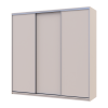 Doros City light tolóajtós gardróbszekrény Kasmír 3 Bútorlap 225х60х225 (80736377)
