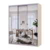 Doros City light tolóajtós gardróbszekrény Kasmír 3 Tükör 180х60х225 (80736374)