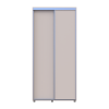 Tolóajtós gardróbszekrény Doros Sigma Slim kasmír 2 ajtó 100x60x214.4 (42005453)