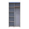 Tolóajtós gardróbszekrény Doros Sigma Slim kasmír 2 ajtó 100x60x214.4 (42005453)