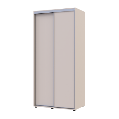 Tolóajtós gardróbszekrény Doros Sigma Slim kasmír 2 ajtó 100x60x214.4 (42005453)