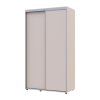Tolóajtós gardróbszekrény Doros Sigma Slim kasmír 2 ajtó 120x60x214.4 (42005455)