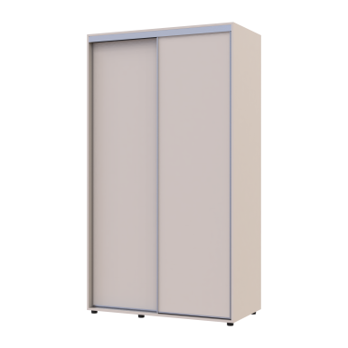 Tolóajtós gardróbszekrény Doros Sigma Slim kasmír 2 ajtó 120x60x214.4 (42005455)