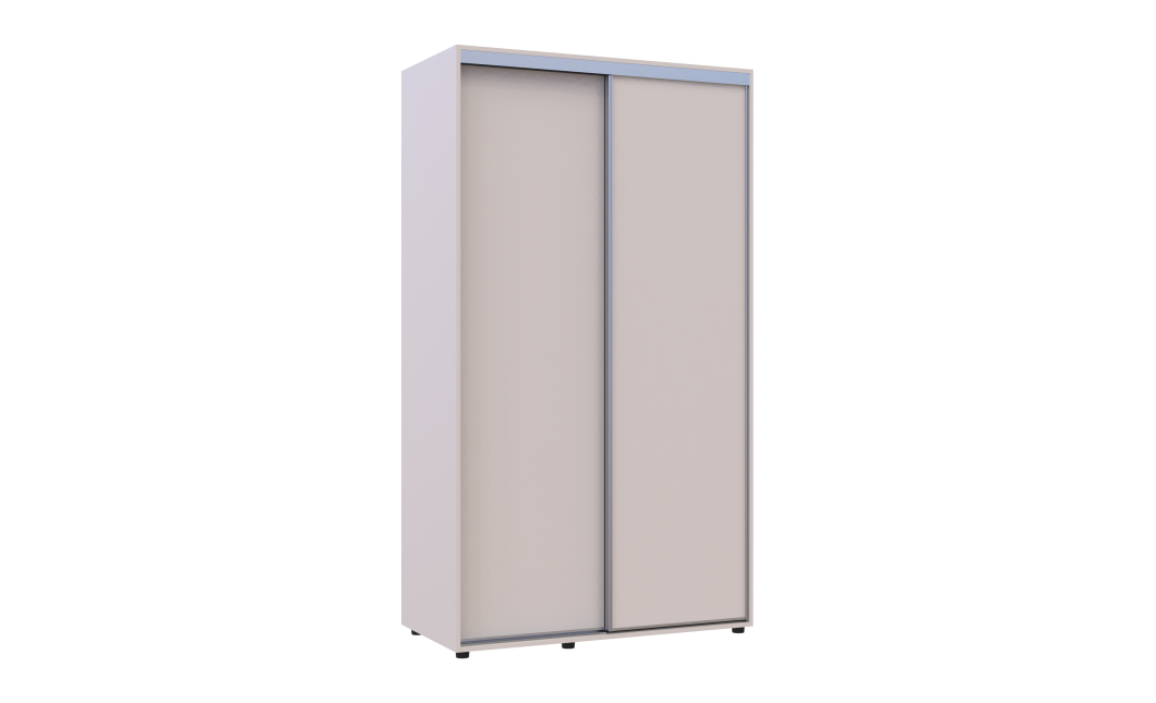 Tolóajtós gardróbszekrény Doros Sigma Slim kasmír 2 ajtó 120x60x214.4 (42005455)