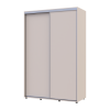 Tolóajtós gardróbszekrény Doros Sigma Slim kasmír 2 ajtó 140x60x214.4 (42005457)