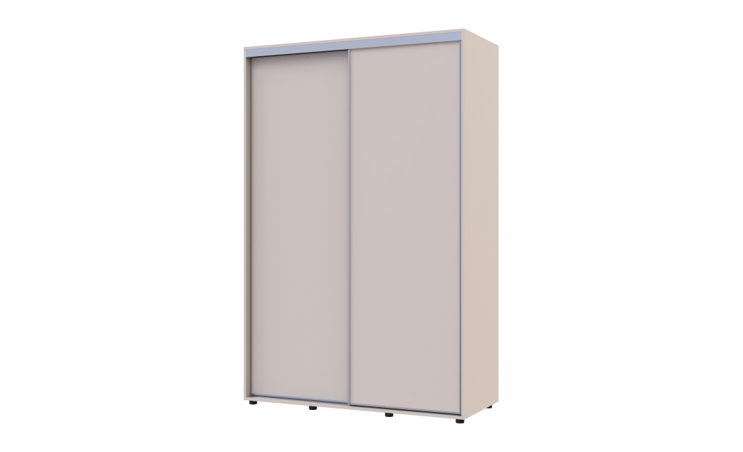 Tolóajtós gardróbszekrény Doros Sigma Slim kasmír 2 ajtó 140x60x214.4 (42005457)