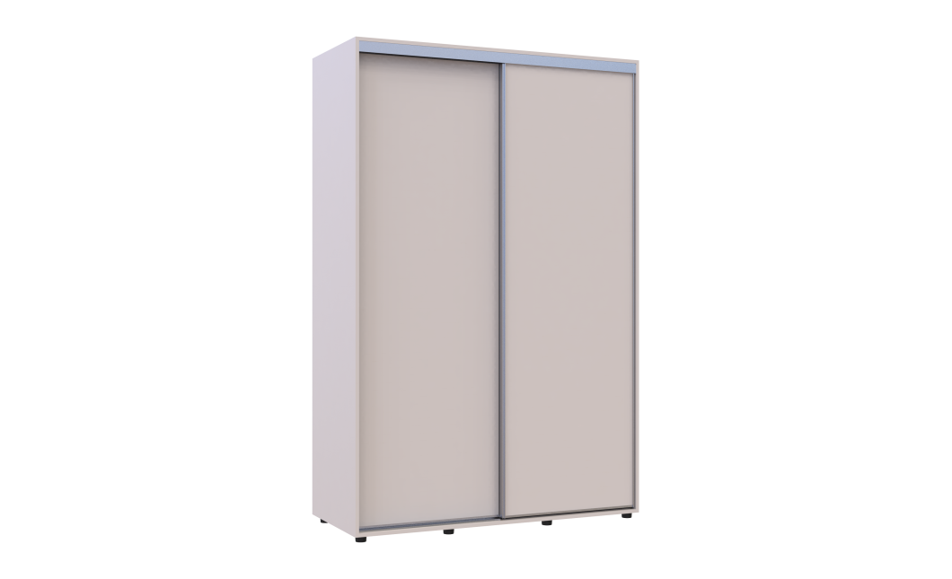 Tolóajtós gardróbszekrény Doros Sigma Slim kasmír 2 ajtó 140x60x214.4 (42005457)