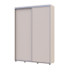 Tolóajtós gardróbszekrény Doros Sigma Slim kasmír 2 ajtó 150x45x214.4 (42005449)