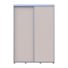 Tolóajtós gardróbszekrény Doros Sigma Slim kasmír 2 ajtó 150x45x214.4 (42005449)